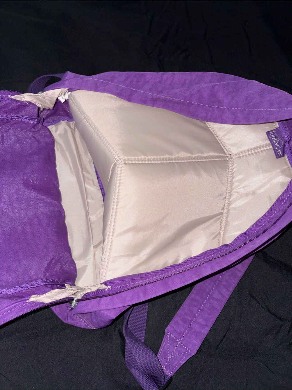 Kipling Large Backpack with Monkey Keychain - Picture 4 of 6